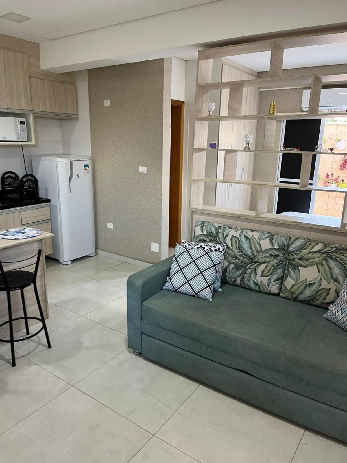 Flat Novo Em Olimpia Com Churrasqueira E Varanda Privativa Exterior photo